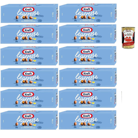 Kraft Leggeresse Tubo Mayonnaise fettarm mayo würzen soße Salad sauce 12x 150ml inkl. Italian Gourmet polpa 400g Original italienisch