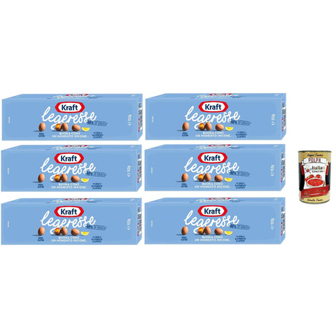 Kraft Leggeresse Tubo Mayonnaise fettarm mayo würzen soße Salad sauce 6x 150ml Original italienisch inkl. Italian Gourmet Polpa 400g