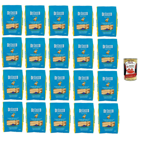 DE CECCO Candele Spezzate N°137, 100% Italienisch Pasta Nudeln 20x 500g Original italienisch inkl. Italian Gourmet Polpa 400g