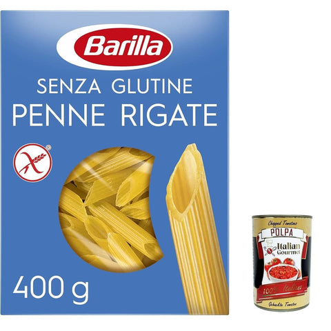 Barilla Penne rigate senza Glutine Glutenfrei pasta nudeln, gluten 10x400g Original italienisch