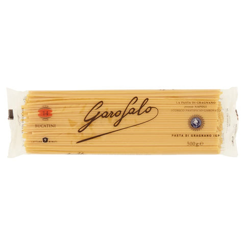 Italian Gourmet E.R. Nudeln & Pasta 10x Bucatini N° 14 Neapolitanische Hartweizengrieß Packung mit 500g Längliche Pasta IGP + Italian Gourmet polpa 400g 8000139004209