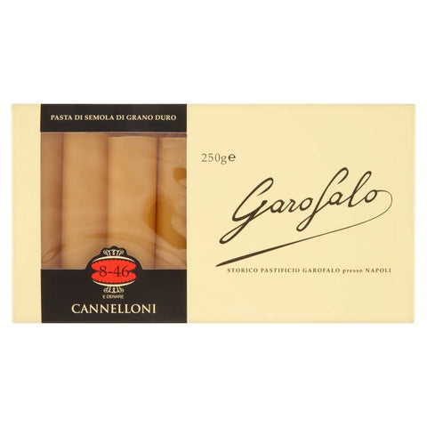 Italian Gourmet E.R. Nudeln & Pasta 10x Cannelloni 8-46 Neapolitanische Hartweizengrieß Packung mit 250g Pasta IGP + Italian Gourmet polpa 400g 8000139920943