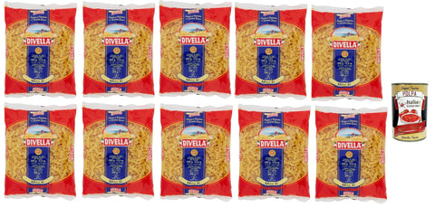 Italian Gourmet E.R. Nudeln & Pasta 10x Divella Pasta Mista N. 41 Hartweizengrieß Pasta Italienische Nudeln 500g Packung + Italian Gourmet Polpa di Pomodoro 400g Dose 8005121000412