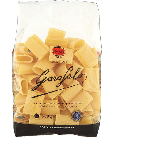 Gigantoni N. 8 - 30 Neapolitanische Hartweizengrieß Packung mit Pasta IGP 10x 500g inkl. Italian Gourmet polpa 400g Original italienisch