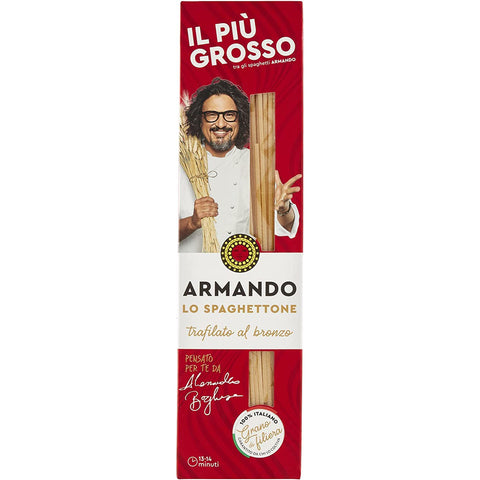Armando Il Grano Di Armando Lo Spaghettone Italienischer Weizen Bronze gezeichnet 100% Italienische Pasta 500g 10x Original italienisch