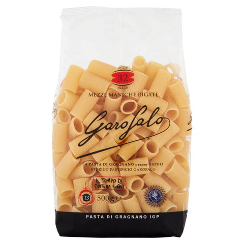 Italian Gourmet E.R. Nudeln & Pasta 10x Mezze maniche rigate N. 32 Neapolitanische Hartweizengrieß Packung mit 500g Pasta IGP + Italian Gourmet polpa 400g 8000139007095