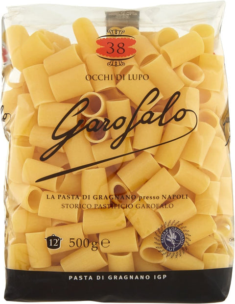 Italian Gourmet E.R. Nudeln & Pasta 10x Occhi di Lupo N. 38 Neapolitanische Hartweizengrieß Packung mit 500g Pasta IGP + Italian Gourmet polpa 400g 8000139004384