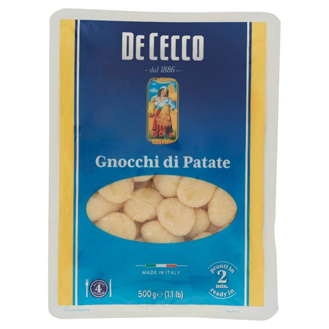Italian Gourmet E.R. Nudeln & Pasta 10x Pasta De Cecco 100% Italienisch Gnocchi di patate Nudeln 500g + Italian Gourmet 400g 8001250009999