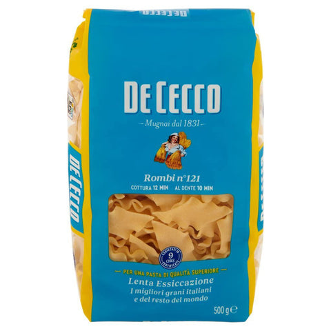 Italian Gourmet Pasta De Cecco 100% Rombi N°121 Nudeln 10x 500g inkl. Italian Gourmet Polpa 400g Original italienisch