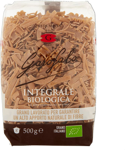Italian Gourmet E.R. Nudeln & Pasta 10x Pasta Integrale Pasta Mista Vollkorn-Hartweizen Bio-Produkt 500g + Italian Gourmet polpa 400g 8000139933257