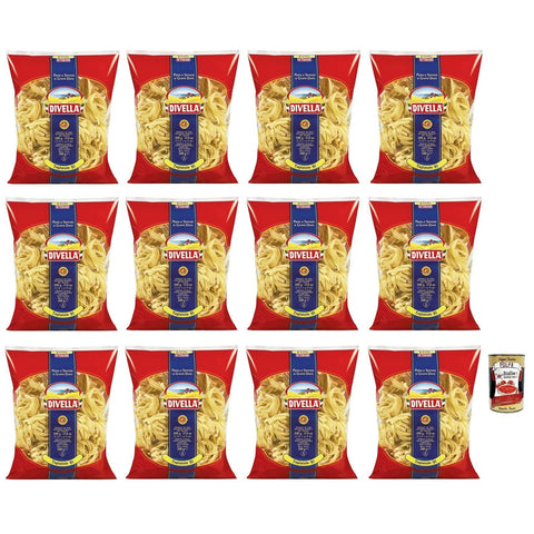 Divella Tagliatelle N°91 Hartweizengrieß Pasta Italienische Nudeln Packung 12x500g Original italienisch