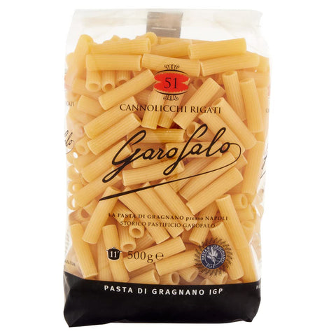 Cannolicchi rigati N. 51 Neapolitanische Hartweizengrieß Packung mit Pasta IGP 16x500g Original italienisch