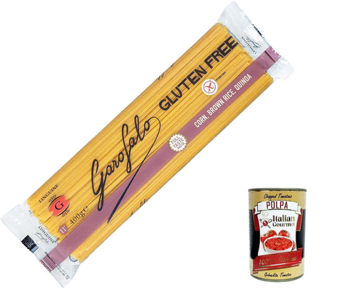 Italian Gourmet E.R. Nudeln & Pasta 20x Linguine 400 g Senza Glutine Glutin free, glutenfrei Pasta Noodles + Italian Gourmet Polpa 400 g 8000139929717