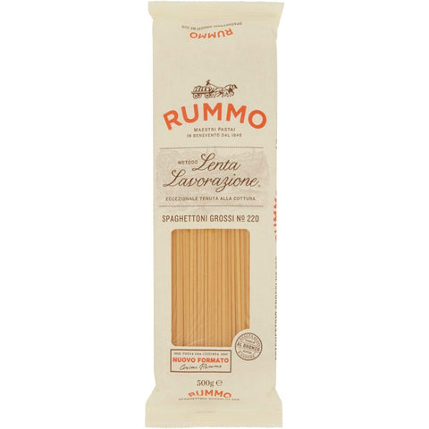 Rummo Spaghettoni Grossi N. 220 Hartweizengrieß Pasta Italienische Nudeln Packung 20x500g Original italienisch