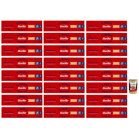 Barilla Pasta Al Bronzo Spaghettoni 100% italienischer Weizen, Bronze Zeichnung 24x400g Original italienisch