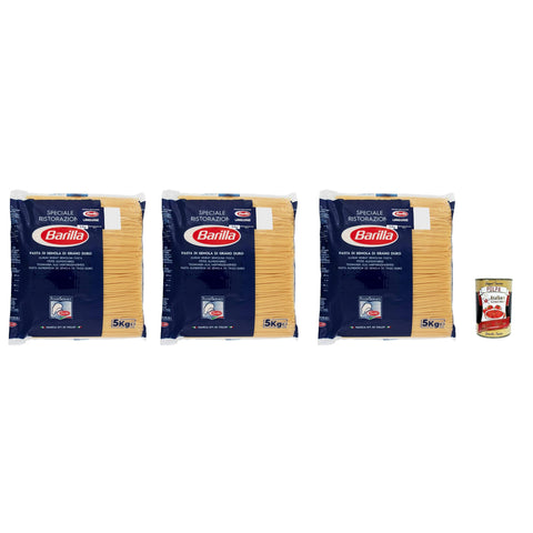 Barilla Pasta Linguine Ristorante Nr. 98 italienisch Nudeln 5kg pack 3x Original italienisch inkl. Italian Gourmet Polpa
