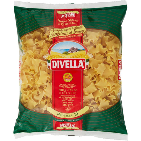 PASTA Divella 100% N° 19 Pantacce 5x500g Original italienisch Pasta