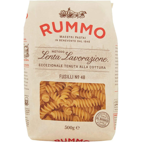 Rummo Fusilli N. 48 Hartweizengrieß Pasta Italienische Nudeln Packung 5x500g Original italienisch