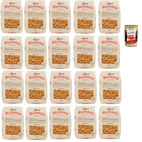 Rummo Fusilli n° 48 Pasta Lenta Lavorazione Teigwaren aus Hartweizengrieß Bronze Zeichnung 20x500g Original italienisch