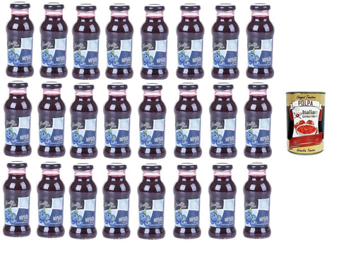 Italian Gourmet E.R. Obst Scelto Più- Nettare di Mirtillo Heidelbeer-Nektarfrucht 40 % mindestens 24 x 200 ml + Italian Gourmet polpa 400g 8032804040014