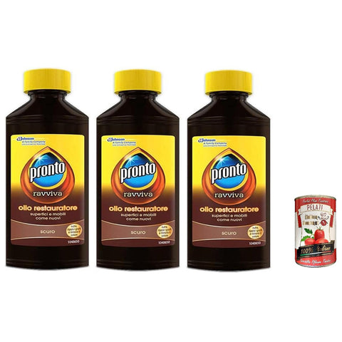 Pronto Extra Care Holzrestaurierungsöl 3x 100 ml inkl. Italian Gourmet Pelati 400gr Original italienisch