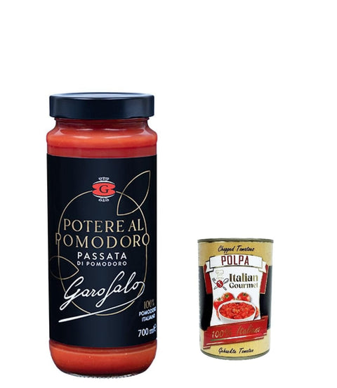 Italian Gourmet E.R. Pasta & Saucen 6x Passata di Pomodoro, Tomatenpaste Tomaten sauce 100% Italienisch 700g + Italian Gourmet polpa 400g 8000139937859