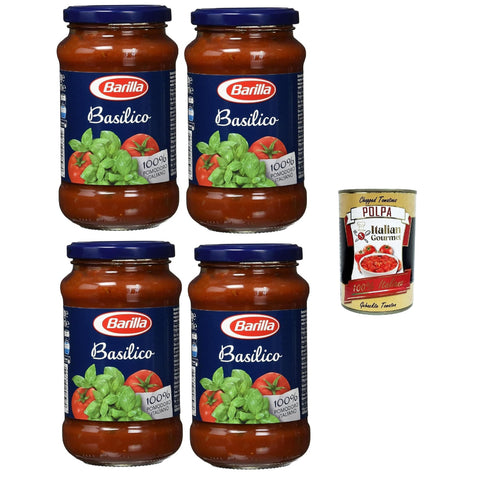Barilla Basilico Tomatensoße, 100% Tomaten Original italienisch – Italian Gourmet
