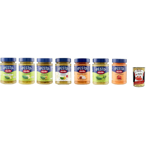 Barilla Pesto Set, 7 Sorten x 1x190g Original italienisch