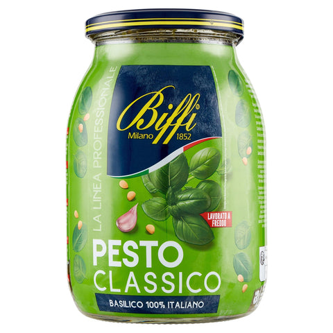 Biffi 100% italienisches klassisches genuesisches Pesto 980 g Original italienisch inkl. Italian Gourmet Polpa 400g