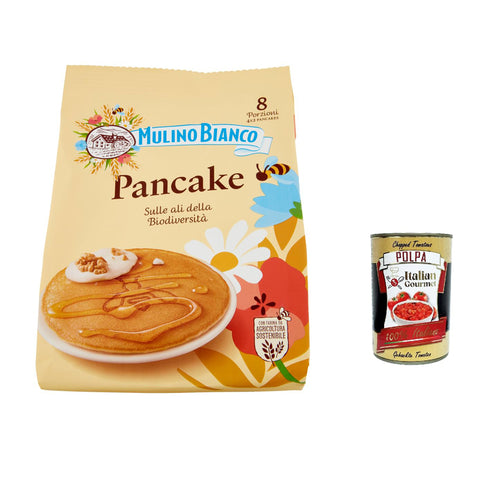 Mulino Bianco Pancake Pfannkuchensnack 100 % frische italienische Milch und nachhaltiges Mehl 3x280g Original italienisch Gebäck