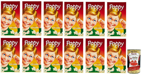 Italian Gourmet E.R. Popcorn 12 Select POPPY Popcornmais 250gr + Italian Gourmet polpa 400g 8006280060019