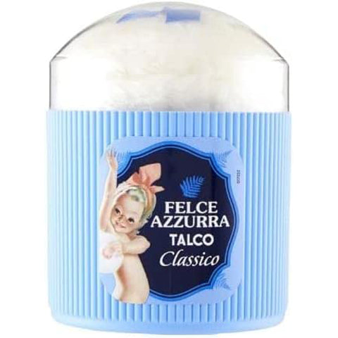 Felce azzurra Paglieri Talco Classico con Piumino Body Powder Classic Talc with Sponge 6x250g Original italienisch Pflege