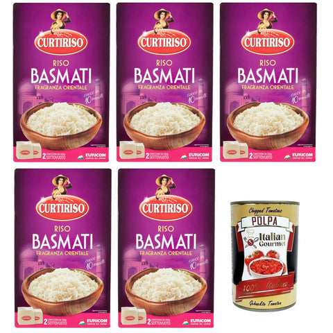 Curtiriso Riso Basmati, Orientalischer Duft 5x1kg Original italienisch Reis