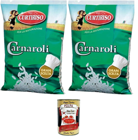 Italian Gourmet E.R. Reis Curtiriso Per la Ristorazione Riso Carnaroli Für die Gastronomie: Carnaroli-Reis 2x5kg+ Italian gourmet polpa 400g 8032804040014