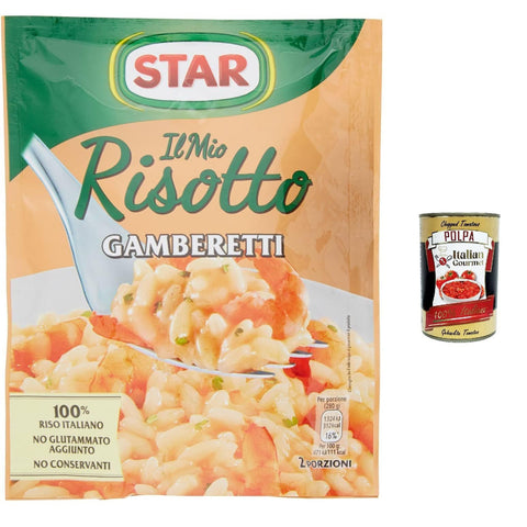 Star Risotto cremoso ai gamberetti cremiges Reis Garnelen 175g 100% italienisch Fertiggerichte 5x Original italienisch