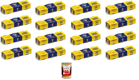 Marca Scudo- Tonno in olio di semi Thunfisch in Samenöl 48x 80gr (3x80gr) Original italienisch inkl. Italian Gourmet Polpa 400g