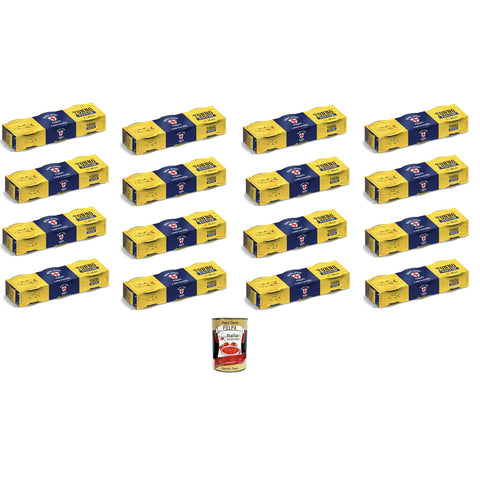Marca Scudo- Tonno in olio di semi Thunfisch in Samenöl 48x 80gr (3x80gr) Original italienisch inkl. Italian Gourmet Polpa 400g