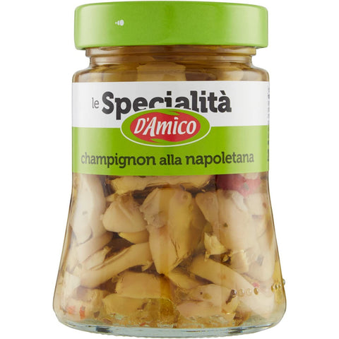 D'amico Funghi Champignon alla Napoletana Pilze Champignons Neapolitanisch 3x 280g Original italienisch
