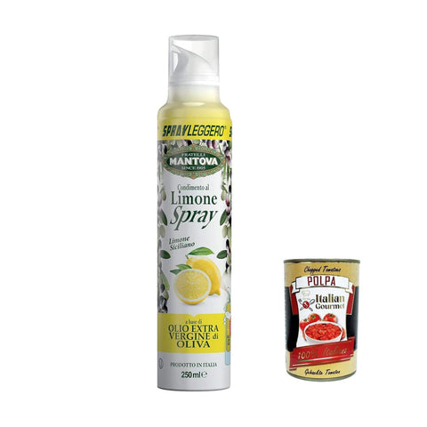 SPRAYLEGGERO Natives Olivenöl Extra Aromatisiert mit Zitrone durch die Praktische Sprühflasche Können Sie bis zu 3x250ml Original italienisch Sauce