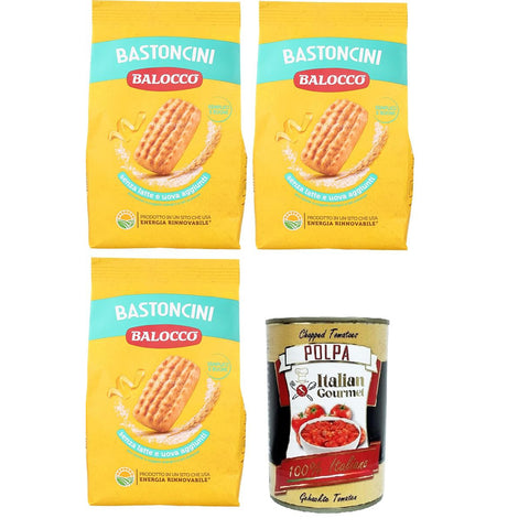 Balocco Bastoncini Kekse zum Frühstück biscuits cookies kuchen 3x350g Original italienisch