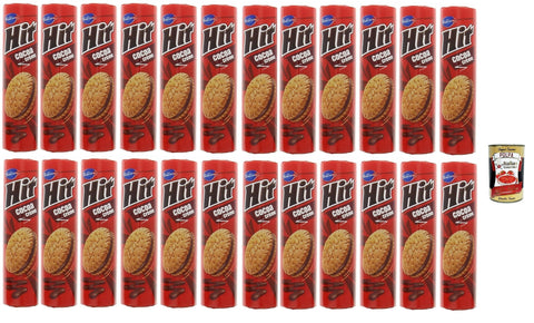 Italian Gourmet E.R. Snack Kuchen & Backwaren Hit Cacoa Crème, Doppelkekse in der Großpackung - 2 lose Kekse mit Kakaocreme - Gebäck für die ganze Familie, 24x 220g + Italian Gourmet polpa 400g 8032804040014