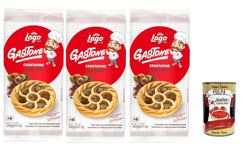 Lago 1968, Le Merende di Gastone Crostatine al cioccolato 3x240g Original italienisch Gebäck