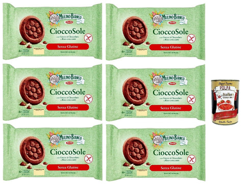 Mulino Bianco Biscotti Cioccosole, kekse mit Reis und Schokoladenchips 1 Stk Original italienisch