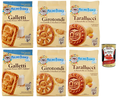 Mulino Bianco Testpaket, Galletti 6x350g Original italienisch Kekse