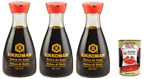 natürlich fermentierte Sojasauce 3x150ml Original italienisch