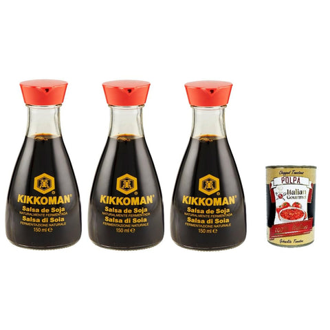 natürlich fermentierte Sojasauce 3x150ml Original italienisch