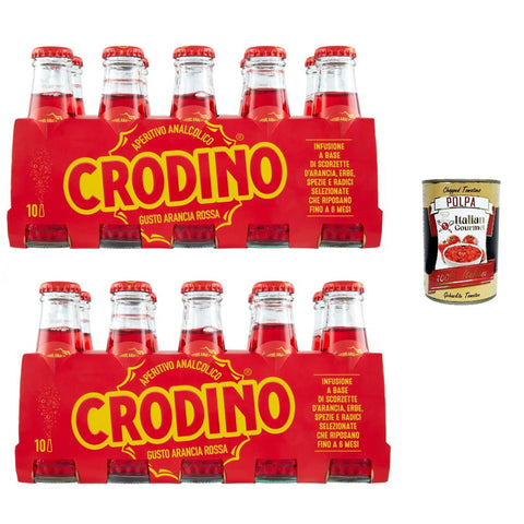 Crodino arancia rossa, rot orange Aperitif bitter 20x100ml Original italienisch Spirituosen