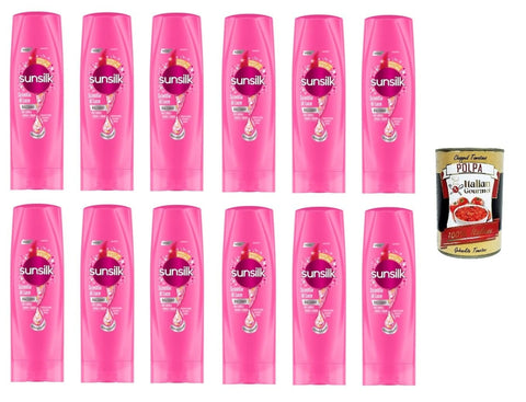 Sunsilk Balsamo Scintille Di Luce Balm Sparkles of Light 12x 200ml inkl. Italian Gourmet polpa 400g Original italienisch