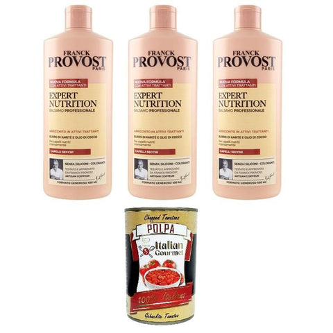 Franck Provost Expert Nutrition Professional Conditioner 3x 450 ml Original italienisch inkl. Italian Gourmet Polpa 400g