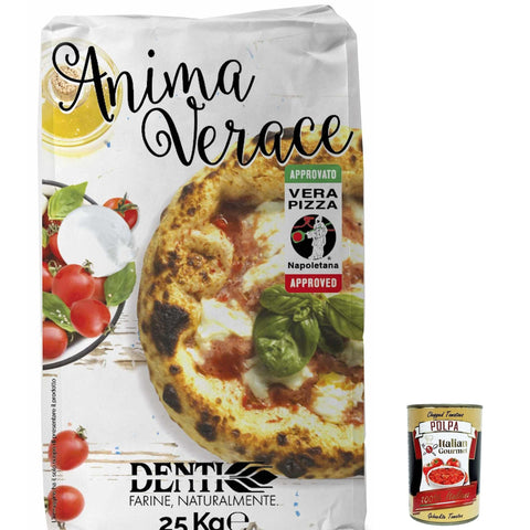 Molino Denti Spezialmehl für Pizza „Anima Verace“ 1x25kg Original italienisch Zutat